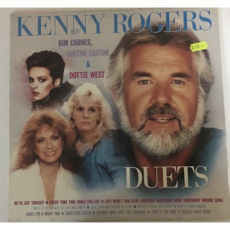 Kenny Rogers With Kim Carnes, Sheena Easton & Dottie West ‎– Duets