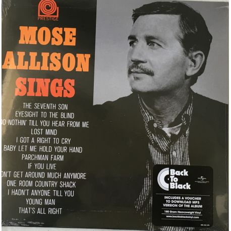 Mose Allison ‎– Mose Allison Sings 180 gr LP