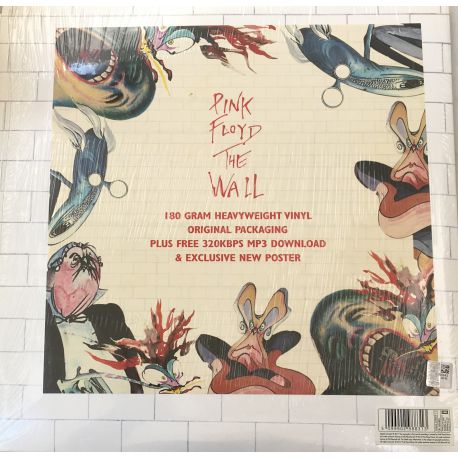 Pink Floyd ‎– The Wall 2lp 180g (Posterli)