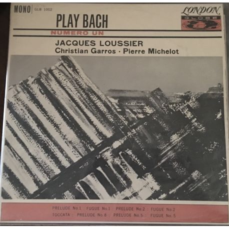 Jacques Loussier, Christian Garros, Pierre Michelot ‎– Play-Bach N° 1 Plak