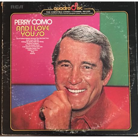 Perry Como ‎– And I Love You So Plak