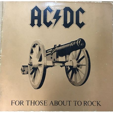 AC/DC ‎– For Those About To Rock (We Salute You)  Plak