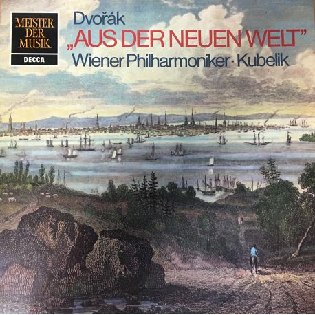 Anton Dvorák* - Rafael Kubelik, Wiener Philharmoniker ‎– Symphonie Nr. 9 (5) E-moll, Op. 95 "Aus Der Neuen Welt" Plak