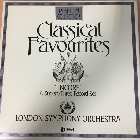 London Symphony Orchestra* ‎– Classical Favourites 'Encore' 3Plak set (Nutcracker Suite,,Swan Lake,Coppelia..)