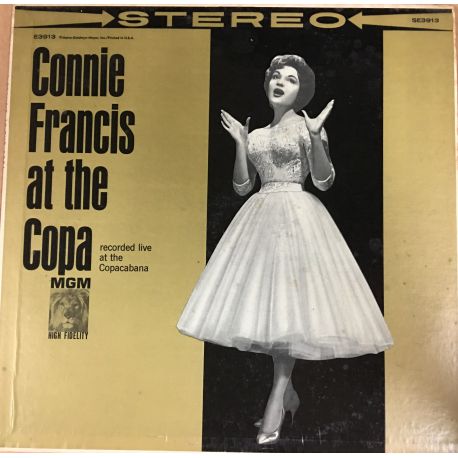 Connie Francis ‎– At The Copa Plak