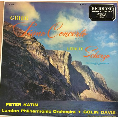 Grieg, Piano Concerto, Peter Katin, Plak