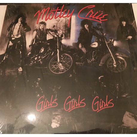 Mötley Crüe ‎– Girls, Girls, Girls Plak